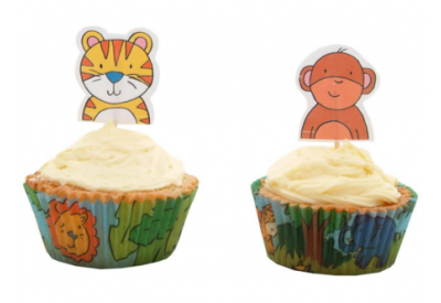 Mason Cash Cupcake Cases & Cupcake Toppers (set of 24)